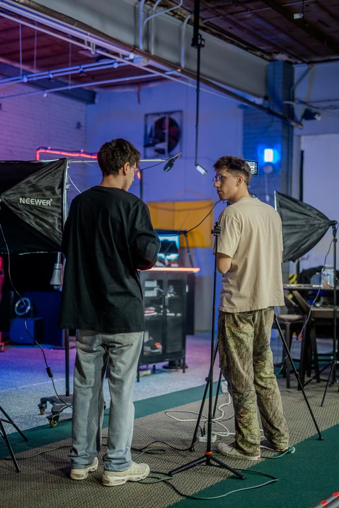Two of the Sweet Dreams team at work in our Fort Wayne studio